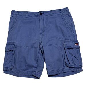 TOMMY HILFIGER Cargo Casual Summer Blue Shorts Mens 38" / XL